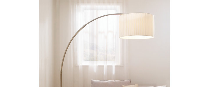 TRIO LED Stehlampe, moderne Design Stand Lampe mit Stoff Lampenschirm große Retro Bogen Leuchte über Esstisch online kaufen | OTTO TRIO LED Stehlampe, moderne Design Stand Lampe mit Stoff Lampenschirm große Retro Bogen Leuchte über Esstisch online kaufen | OTTO